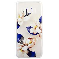 For Samsung Galaxy S8 Plus S8 Case Cover Blue Flowers Pattern Painted High Penetration TPU Material Soft Case Phone Case