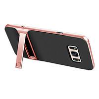 For Samsung S8 Plus S8 Shockproof with Stand Case Back Cover Case Solid Color Hard PC