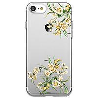 For iPhone 7 Plus 7 Case Cover Transparent Pattern Back Cover Case Flower Soft TPU for iPhone 6s Plus 6s 6 Plus 6 5s 5 SE