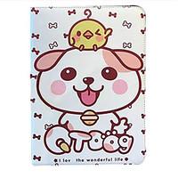 For Apple iPad (2017) Air 2 Case Cover with Stand Flip Pattern Full Body Case Dog Cartoon Hard PU Leather Air Mini 4/3 2 1 ipad2 3 4