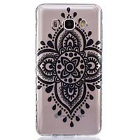 for samsung galaxy case transparent case back cover case mandala soft  ...