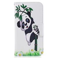 for samsung galaxy j3 j3 2016 case cover panda pattern pu material car ...