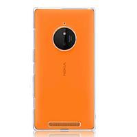For Nokia Case Transparent Case Back Cover Case Solid Color Hard PC Nokia Nokia Lumia 830