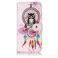 For Samsung Galaxy S8 S8 Plus Case Cover Wind Chimes Owl Pattern Shine Relief PU Material Card Stent Wallet Phone Case S7 S6 S7 S6 Edge