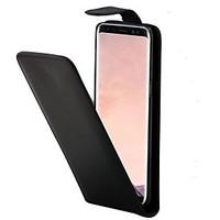 For Samsung Galaxy S8 S8 Plus Crystal grain PU Leather with Card Slot Flip up and down S6 S7 EDGE S7