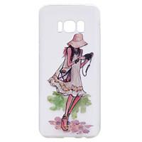 For Samsung Galaxy S8 Plus S8 Phone Case Travel Girl Pattern Soft TPU Material Phone Case