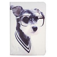 For Apple iPad Mini1 2 3/4 Case Cover with Stand Flip Pattern Full Body Case Dog Hard PU Leather