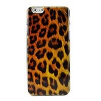 For iPhone 6 Case / iPhone 6 Plus Case Pattern Case Back Cover Case Leopard Print Hard PC iPhone 6s Plus/6 Plus / iPhone 6s/6