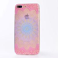 For iPhone 7 7 Plus Case Cover Transparent Pattern Back Cover Case Mandala Soft TPU for iPhone 6s 6 Plus 6s 6 SE 5S 5