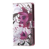 For Nokia Case Wallet / Card Holder / with Stand Case Full Body Case Flower Hard PU Leather Nokia Nokia Lumia 950