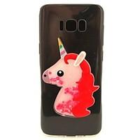 For Samsung Galaxy S8 S8 Plus Case Cover Unicorn Flash Powder Quicksand TPU Material DIY Phone Case S7 S7 Edge