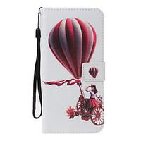 For iPhone 7Plus 7 PU Leather Material Balloon Pattern Wallet Section Phone Case for 6 Plus 6S 5 SE