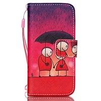 For iPhone 5 Case Wallet / with Stand / Flip Case Full Body Case Cartoon Hard PU Leather iPhone SE/5s/5