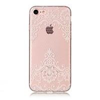 For Apple iPhone 7 7 Plus 6S 6 Plus SE 5S 5 5C Case Cover Lace Printing Pattern HD Painted TPU Material IMD Process Phone Case