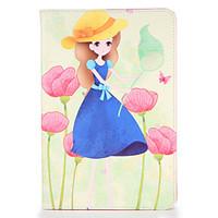 For Apple iPad Mini1 2 3/4 Case Cover with Stand Flip Pattern Full Body Case Sexy Lady Flower Hard PU Leather