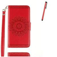 For Samsung Galaxy A5(2016) A3(2016) A5 A3 Card Holder Wallet with Stand Flip Pattern Case Full Body Cover Mandala Hard PU Leather With Stylus