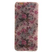 For iPhone 6 Case / iPhone 6 Plus Case IMD Case Back Cover Case Flower Soft TPU for iPhone 6s Plus/6 Plus / iPhone 6s/6