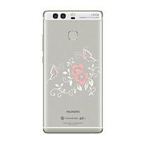 for huawei p10 p10 plus transparent pattern case back cover case flowe ...