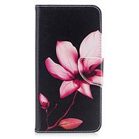 for iphone 7plus 7 phone case pu leather material lotus pattern painte ...