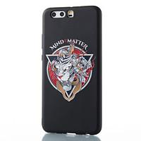 for huawei mate8 mate9 pro case cover tiger pattern relief tpu materia ...