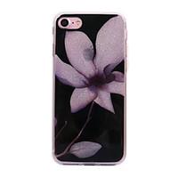 For Apple iPhone 7 7Plus Case Cove Flowers Pattern Flash Powder IMD Process TPU Material Phone Case iPhone 6 6S Plus SE 5S 5