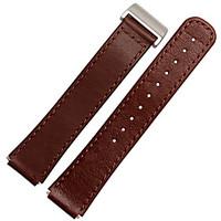 For Huawei B2 MSTRE Watch Band Strap Solid color Leather Sport Band