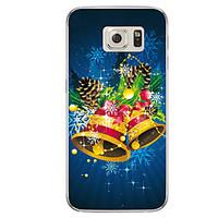 For Samsung Galaxy S7 S7 Edge Christmas Bell TPU Soft Case Cover S6 Edge Plus