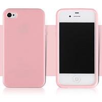 For iPhone 5 Case Other Case Back Cover Case Solid Color Soft TPU iPhone SE/5s/5