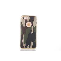 For Apple iPhone 7 Plus / iPhone 7 / iPhone 6s Plus/iPhone 6 Plus /iPhone 6s/iPhone 6 Camouflage pattern with Plating Frame TPU Case