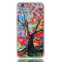 For Huawei P9 Lite P8 Lite (2017) Case Cover Colorful Tree Pattern Relief Dijiao TPU Material High Through The Phone Case P8 Lite
