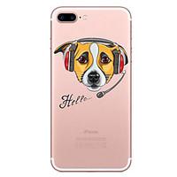 For Apple iPhone 7 7 Plus 6S 6 Plus Case Cover Dog Pattern Painted High Penetration TPU Material Soft Case Phone Case