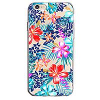 For Apple iPhone 7 7 Plus 6S 6 Plus Case Cover Flower Pattern Painted High Penetration TPU Material Soft Case Phone Case