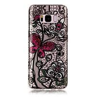 For Samsung Galaxy S8 Plus S8 Case Cover Transparent Pattern Back Cover Case Butterfly Soft TPU for S7 edge S7 S6 edge S6 S5