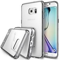 For Samsung Galaxy Case Transparent Case Back Cover Case Solid Color TPU Samsung S6 edge plus