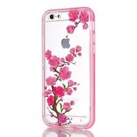 For iPhone 5 Case LED Flash Lighting / Pattern Case Back Cover Case Flower Soft TPU iPhone SE/5s/5