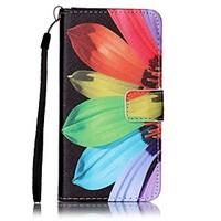 For Samsung Galaxy A5(2016) A3(2016) Card Holder Wallet Case Full Body Case Flower Hard PU Leather