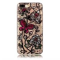 For iPhone 7 7 Plus Case Cover Transparent Pattern Back Cover Case Butterfly Soft TPU for iPhone 6s 6 Plus 6s 6 SE 5S 5 5C