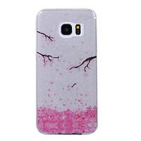 For Samsung Galaxy S8 S8 Plus Case Cove Plum Blossom Pattern Flash Powder IMD Process TPU Material Phone Case S7 S6 Edge