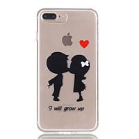 For iPhone 7Plus 7 TPU Material Child Pattern Relief Phone Case 6s Plus 6Plus 6S 6 SE 5s 5