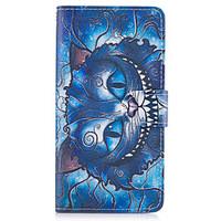 For Apple iPhone 7 7 Plus iPhone 6s 6 Plus iPhone SE 5s 5 Case Cover The Blue Cat Pattern PU Leather Cases