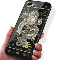 For Apple iPhone 7 Plus 7 Case Cover Shockproof Plating Pattern Back Cover Case Animal Hard Acrylic