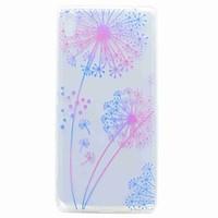 For Sony XA Ultra X COMPACT Case Cover Transparent Pattern Back Cover Case Dandelion Soft TPU for Sony Xperia C6 XA E5 X PERFOR