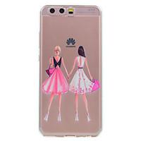 for huawei p10 p10 lite phone case girlfriends girl pattern soft tpu m ...