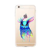 for iphone 7 7plus transparent pattern case back cover case watercolor ...