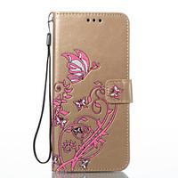 For Samsung Galaxy S8 Plus S8 Case Cover Card Holder Wallet with Stand Flip Embossed Full Body Case Flower Butterfly Hard PU Leather for S7 edge S7 S6