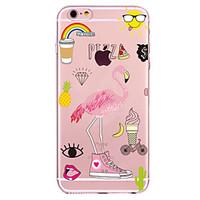 For Apple iPhone 7 7 Plus 6S 6 Plus Case Cover Flamingo Pattern Painted High Penetration TPU Material Soft Case Phone Case