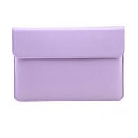 For MacBook Pro Air 11 13 Inch Sleeves PU Leather Simple Portable Notebook Bag Solid Color Laptop Sleeves 13
