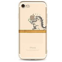 For Apple iPhone 7 7Plus 6S 6Plus Case Cover Dinosaur Pattern HD TPU Phone Shell Material Phone Case