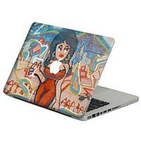 For MacBook Air 11 13/Pro13 15/Pro with Retina13 15/MacBook12 Graffiti Woman Decorative Skin Sticker