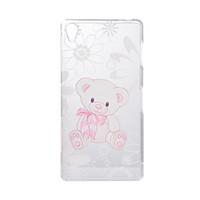 For SONY Xperia Z5 Z3 Case Cover Cartoon Bear Pattern Back Cover Soft TPU